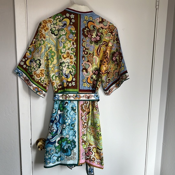 New NWOT Alémais Dreamer Linen Mini Dress - Picture 13 of 13